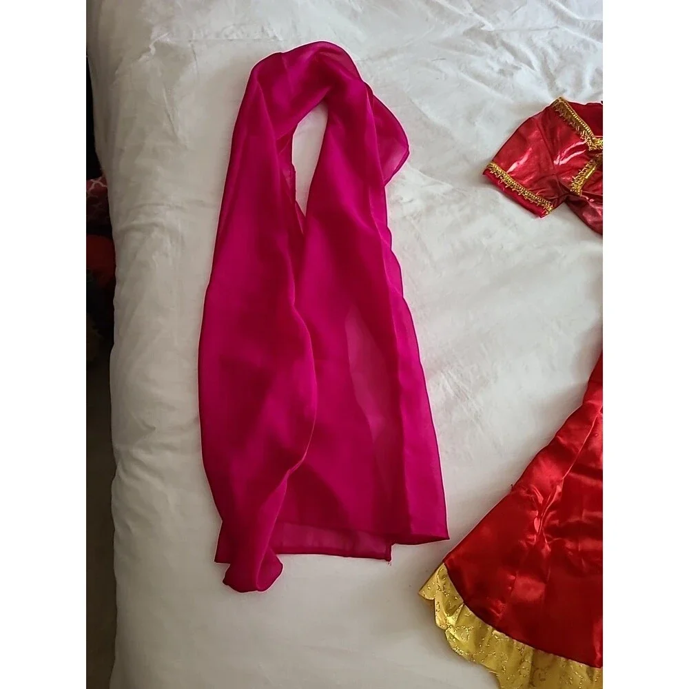Girl's Bollywood Princess 4-Piece Costume - Size SM (4-6) - Picture 6 of 9